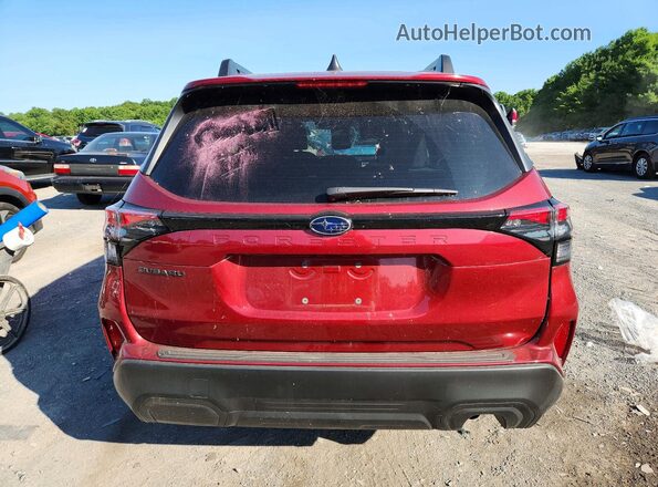 4S4SLDD63T3083489 2026 SUBARU FORESTER Red Հետևի տեսք