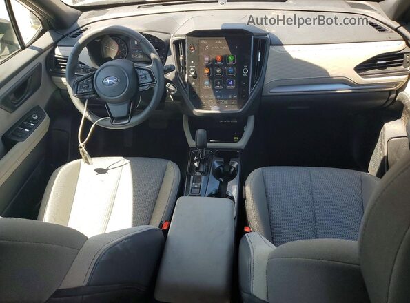 4S4SLDD65T3021561 2026 SUBARU FORESTER White Dashboard view