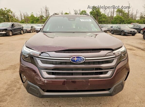 4S4SLDD65T3049926 2026 SUBARU FORESTER Maroon Front view