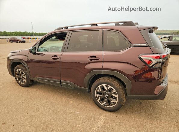 4S4SLDD65T3049926 2026 SUBARU FORESTER Maroon Rear left