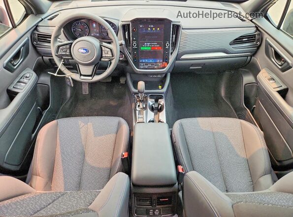 4S4SLDD65T3049926 2026 SUBARU FORESTER Maroon Dashboard view
