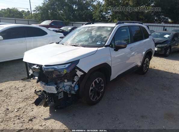 4S4SLDD66T3088248 2026 SUBARU FORESTER White Front left
