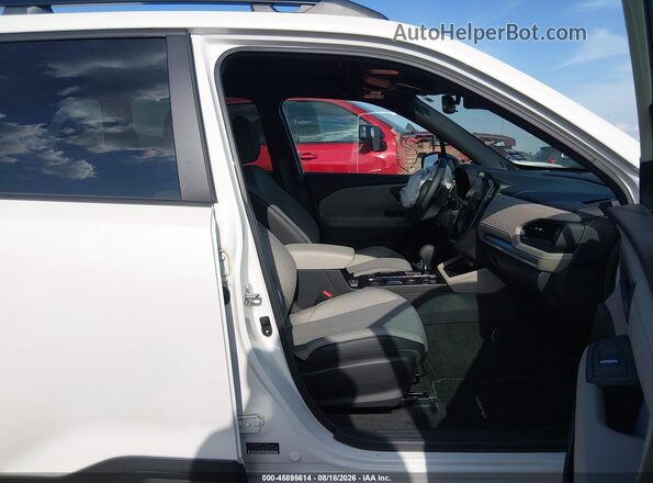 4S4SLDD66T3088248 2026 SUBARU FORESTER White Front interior view