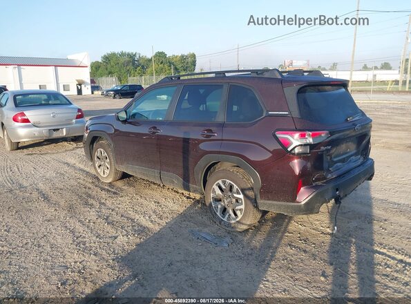 4S4SLDD67T3024526 2026 SUBARU FORESTER Burgundy Հետևի ձախ