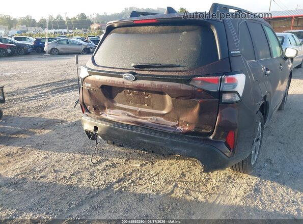 4S4SLDD67T3024526 2026 SUBARU FORESTER Burgundy 