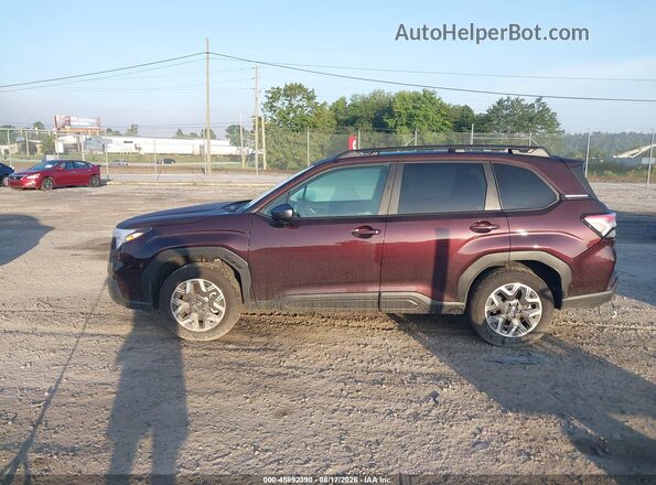 4S4SLDD67T3024526 2026 SUBARU FORESTER Burgundy Սալոնի 360 աստիճան տեսք