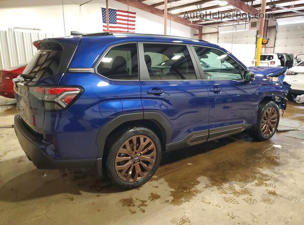 4S4SLDF61T3019660 2026 SUBARU FORESTER Blue Задня права чверть