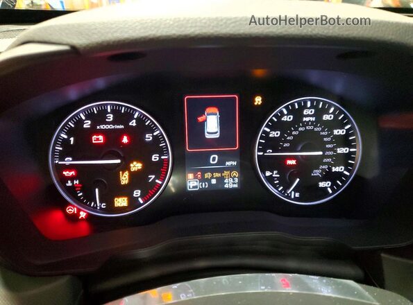 4S4SLDF61T3019660 2026 SUBARU FORESTER Blue Вид щитка приладів