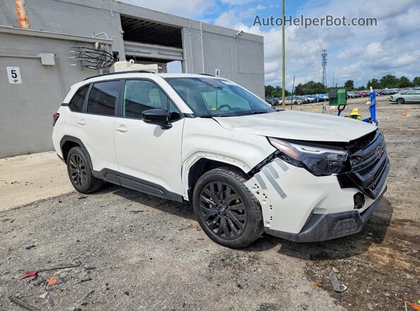 4S4SLDH66T3093900 2026 SUBARU FORESTER White Przód prawy