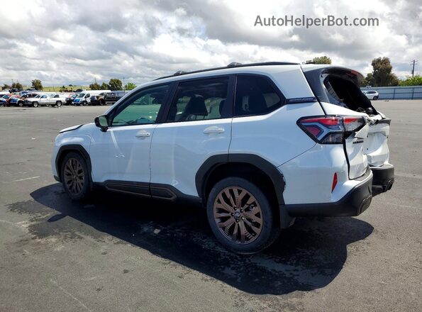 4S4SLDH67T3009406 2026 SUBARU FORESTER White უკანა მარცხენა