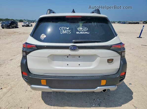 4S4SLDK63T3004969 2026 SUBARU FORESTER White Հետևի տեսք