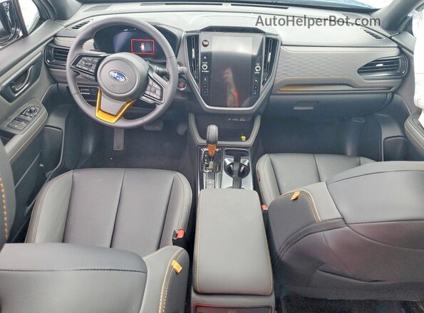 4S4SLDL60T3059829 2026 SUBARU FORESTER Blue Widok deski rozdzielczej