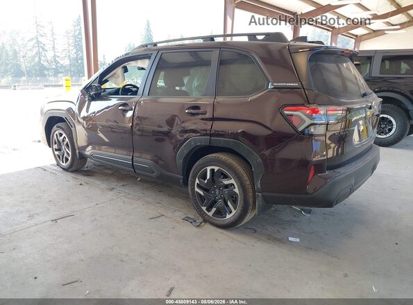 4S4SLDR69T3080427 2026 SUBARU FORESTER Бордовый Задняя левая четверть