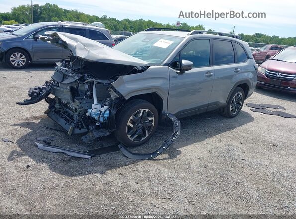 4S4SLSE74T3069063 2026 SUBARU FORESTER Gray Առջևի ձախ երեք քառորդ տեսարան