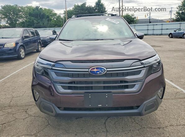 4S4SLSR76T3107256 2026 SUBARU FORESTER Burgundy Widok z przodu