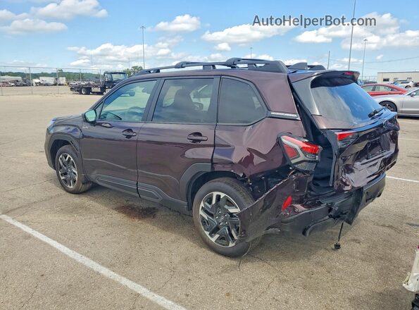 4S4SLSR76T3107256 2026 SUBARU FORESTER Burgundy Tył lewy
