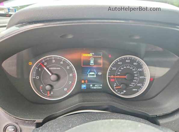4S4WMAAD1M3442761 2021 SUBARU ASCENT Gray Սարքավորումների վահանակի տեսք