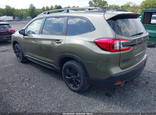4S4WMAAD6T3421015 2026 SUBARU ASCENT Green Rear left
