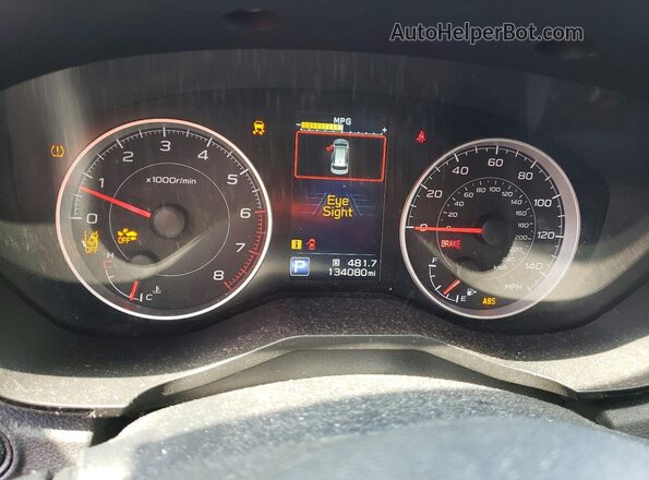 4S4WMAAD7K3438551 2019 SUBARU ASCENT Серебряный Вид щитка приборов