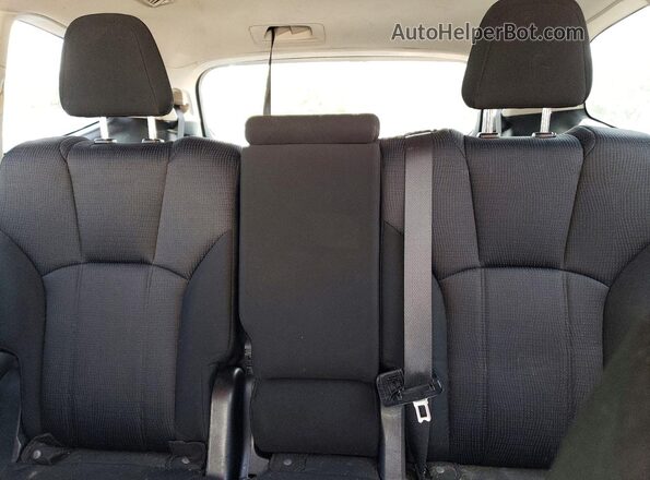 4S4WMAAD7K3438551 2019 SUBARU ASCENT Серебряный Вид задних сидений