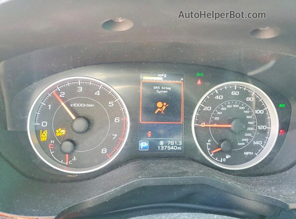 4S4WMAAD8M3447293 2021 SUBARU ASCENT Charcoal Instrument cluster view