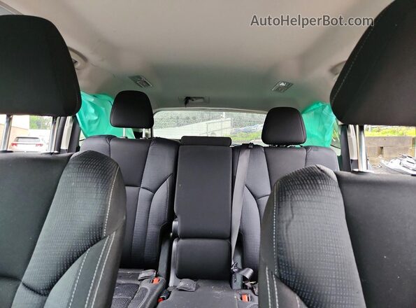 4S4WMABD3L3446386 2020 SUBARU ASCENT Silver უკანა სავარძლების ხედი