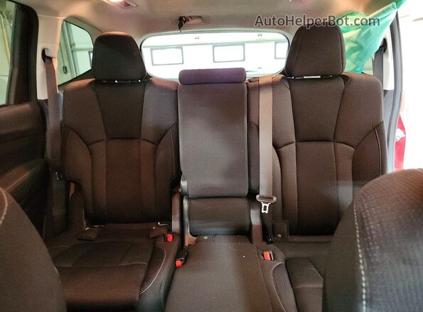 4S4WMABD5K3448199 2019 SUBARU ASCENT Красный Вид задних сидений