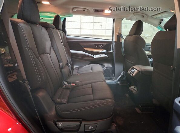 4S4WMABD5K3448199 2019 SUBARU ASCENT Красный Вид задней части салона