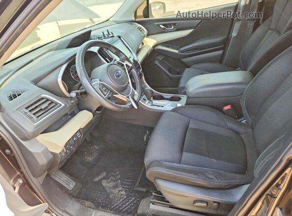 4S4WMACD1K3404229 2019 SUBARU ASCENT Black წინა სალონის ხედი