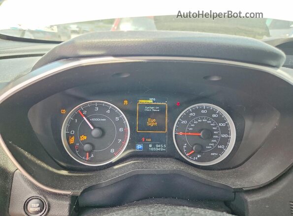 4S4WMACD1K3483417 2019 SUBARU ASCENT White ხელსაწყოთა პანელის ხედი