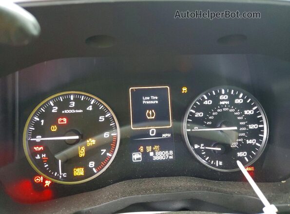 4S4WMACD1P3430076 2023 SUBARU ASCENT Black ხელსაწყოთა პანელის ხედი