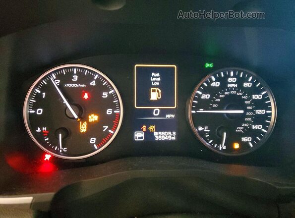 4S4WMACD4P3423865 2023 SUBARU ASCENT Silver Instrument cluster view