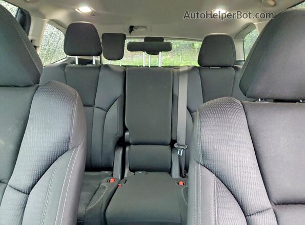 4S4WMACD5K3463722 2019 SUBARU ASCENT Charcoal Вид задніх сидінь