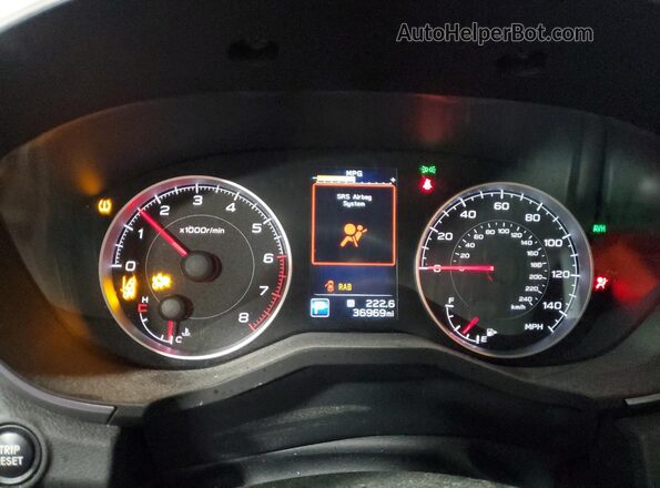 4S4WMACD6M3474084 2021 SUBARU ASCENT Silver Instrument cluster view
