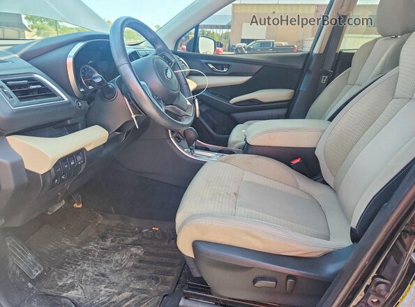 4S4WMACD7L3446700 2020 SUBARU ASCENT Black Vista interior delantera