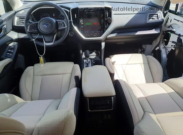 4S4WMADD7S3437623 2025 SUBARU ASCENT White Vista del salpicadero