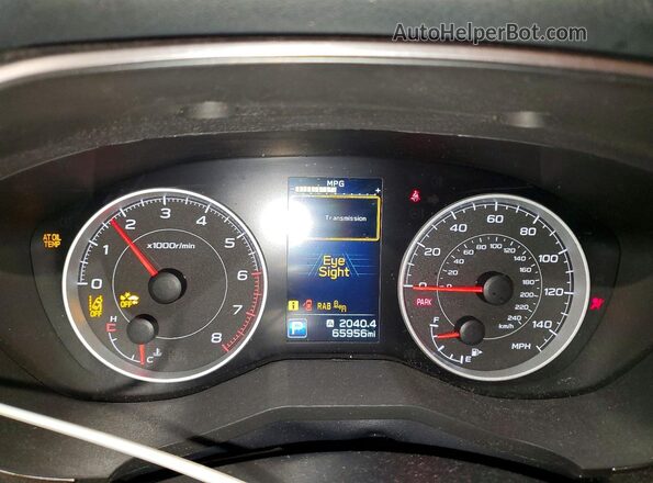 4S4WMAEDXN3408216 2022 SUBARU ASCENT Красный Вид щитка приборов