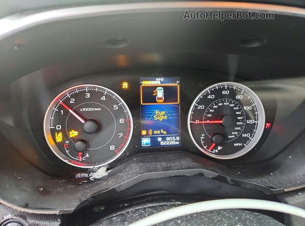 4S4WMAFD0L3456142 2020 SUBARU ASCENT White Սարքավորումների վահանակի տեսք