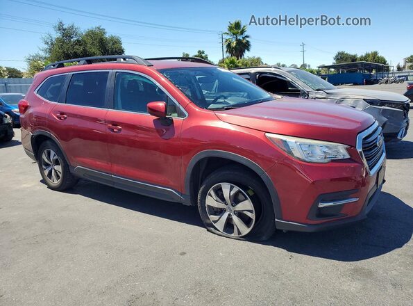 4S4WMAFD3K3465206 2019 SUBARU ASCENT Red წინა მარჯვენა