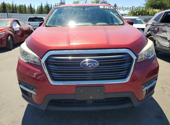4S4WMAFD3K3465206 2019 SUBARU ASCENT Red წინა ხედი