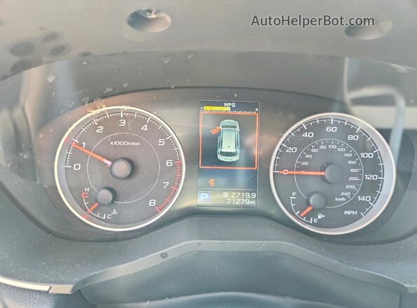 4S4WMAFD3L3431378 2020 SUBARU ASCENT Black Սարքավորումների վահանակի տեսք
