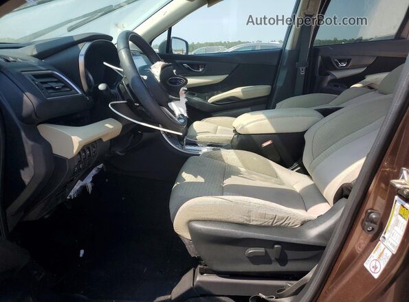 4S4WMAFD9L3430316 2020 SUBARU ASCENT Brown წინა სალონის ხედი