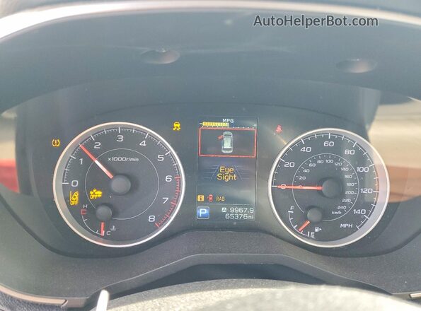 4S4WMAFDXM3470034 2021 SUBARU ASCENT White Вид щитка приладів