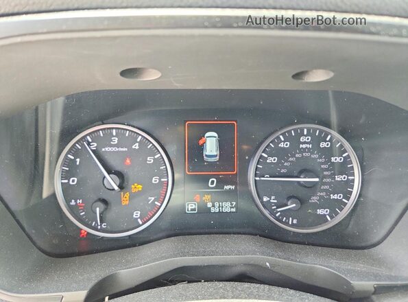4S4WMAHD7P3456237 2023 SUBARU ASCENT Charcoal ხელსაწყოთა პანელის ხედი