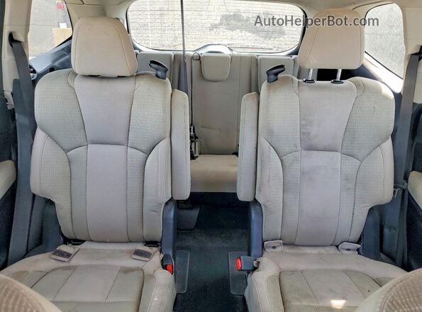 4S4WMAHDXK3476782 2019 SUBARU ASCENT Beige Vista de los asientos traseros
