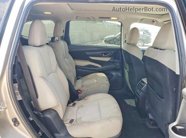 4S4WMAHDXK3476782 2019 SUBARU ASCENT Beige Vista interior trasera