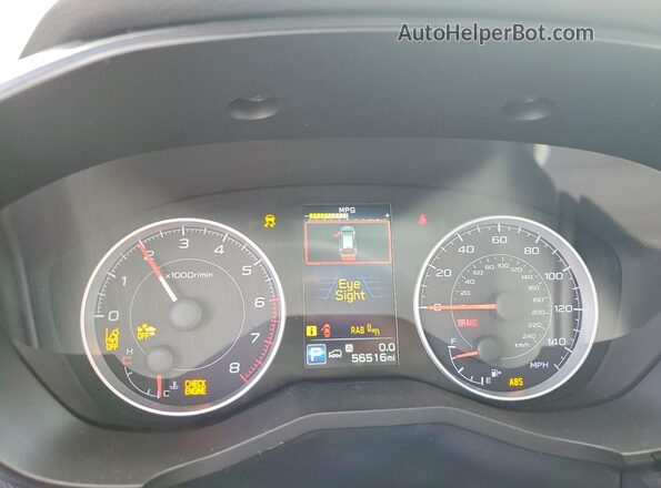 4S4WMAJD1N3456502 2022 SUBARU ASCENT Green ხელსაწყოთა პანელის ხედი
