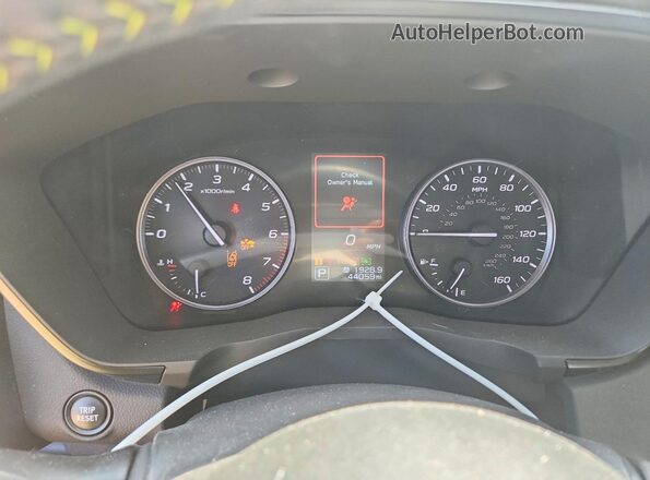 4S4WMAKD0P3422925 2023 SUBARU ASCENT Gray Instrument cluster view