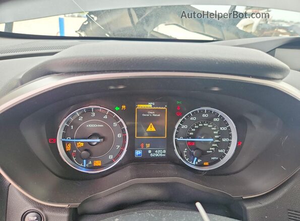 4S4WMAKD2N3429937 2022 SUBARU ASCENT Black Instrument cluster view