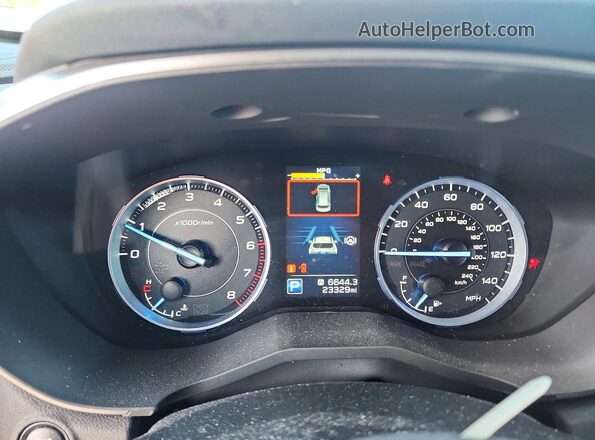 4S4WMALD4M3409167 2021 SUBARU ASCENT Silver ხელსაწყოთა პანელის ხედი